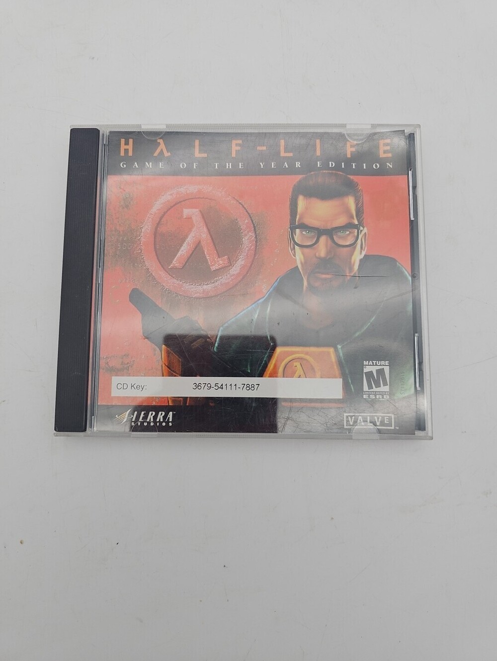 Half-Life Game of the Year Edition PC 1999 Disc with Key